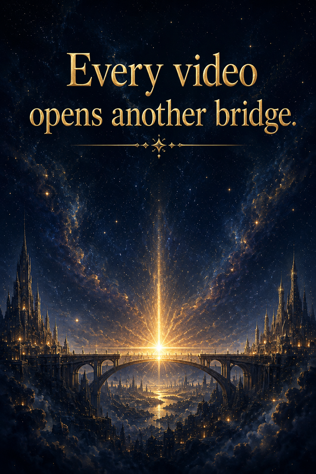 Every video opens another bridge
